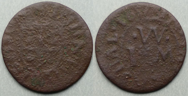 Tattershall, John Williamson (M) 1657 farthing